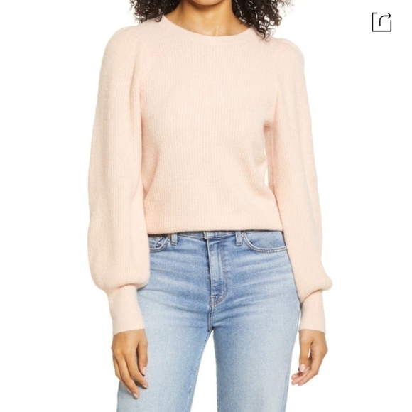 Halogen Sweaters - 💜 Halogen Super Soft Ribbed Knitted Pink Sweater